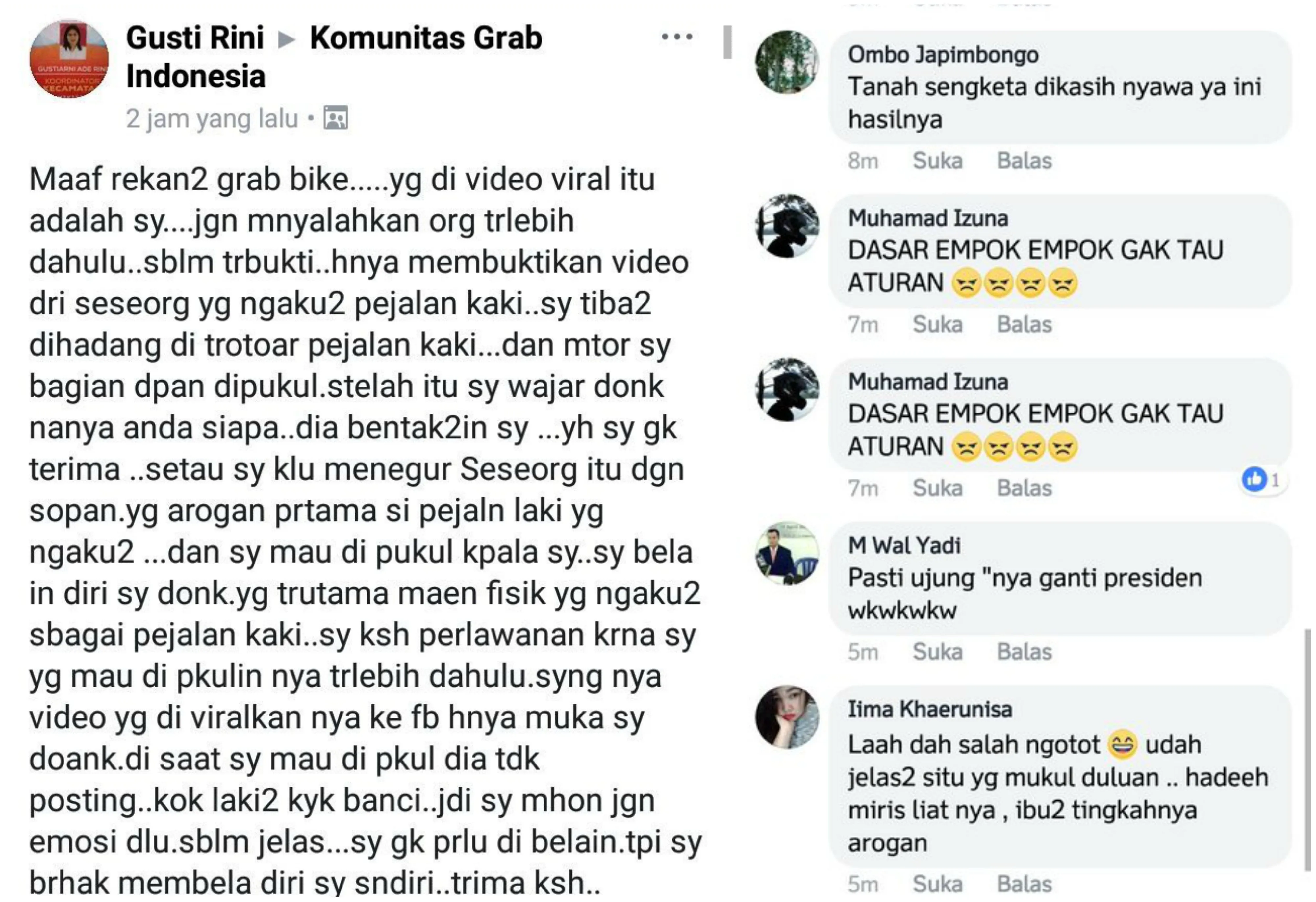 Perjuangkan Hak Pejalan Kaki, Warganet ini Justru Kena Semprot Ibu-ibu. Hmm, Salah Siapa? 4