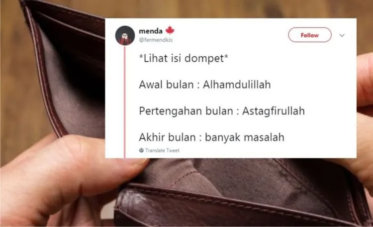 10 Twit Warganet Tentang Tanggal Tua ini Memang Nggak Bikin Kenyang, Tapi Bisa Bikin Kamu Ketawa~ 15