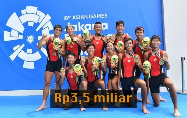 Hadiah Peraih Medali Emas Asian Games dari 7 Negara. Indonesia Dapat 1,5 M, Negara Lain Berapa ya? 10