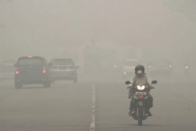 Pontianak Sedang Darurat Kabut Asap. Lihat Deh Parahnya Bencana yang Banyak Luput dari Perhatian Ini 12