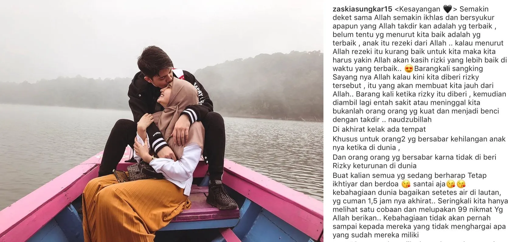 8 Tahun Menikah dan Belum Punya Anak, Tulisan Zaskia Sungkar ini Bikin Kita Lebih Mensyukuri HIdup 6