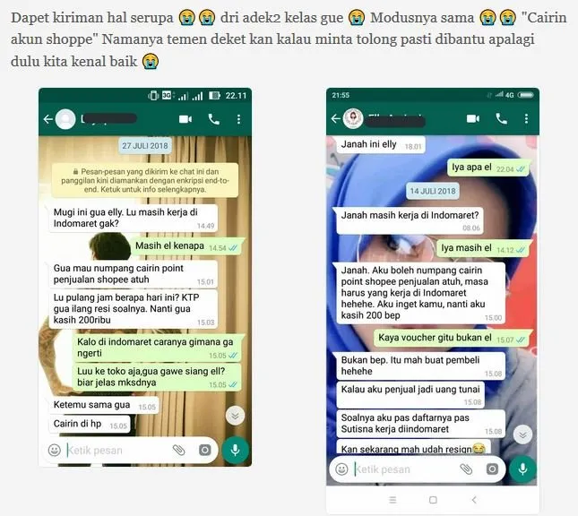 Minjemin KTP ke Teman yang Mau Cairin Poin, Ternyata Malah Dipakai buat Pinjaman Dana Online. Edan! 33