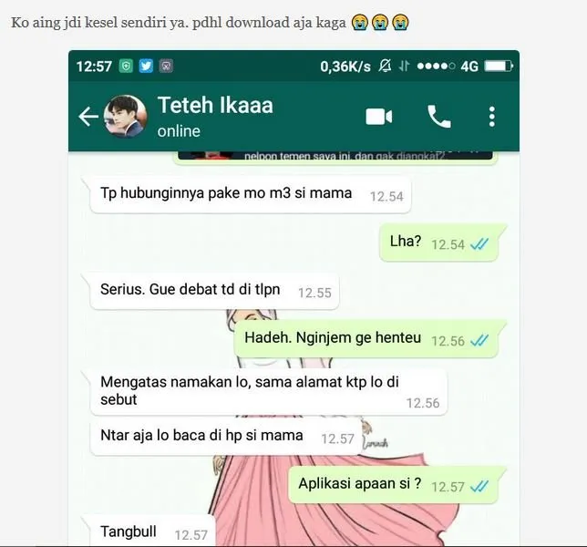 Minjemin KTP ke Teman yang Mau Cairin Poin, Ternyata Malah Dipakai buat Pinjaman Dana Online. Edan! 22