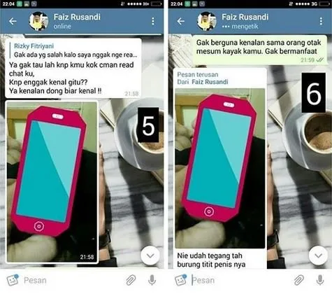 Kirim Foto Mesum, Pelaku Bilang Etika dan Pendidikan Nggak Ada Hubungannya. Warganet Gemeslah! 20