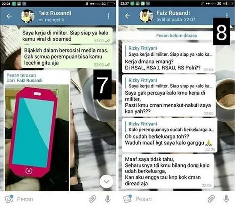 Kirim Foto Mesum, Pelaku Bilang Etika dan Pendidikan Nggak Ada Hubungannya. Warganet Gemeslah! 21