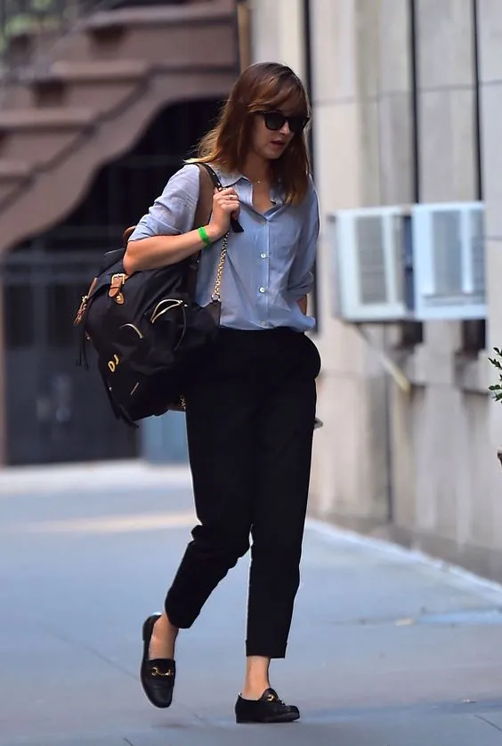 10+ Inspirasi Busana Kuliah dan Kerja dengan Cigarette Pants. Solusi Tampil Formal Tanpa Rok Span 13