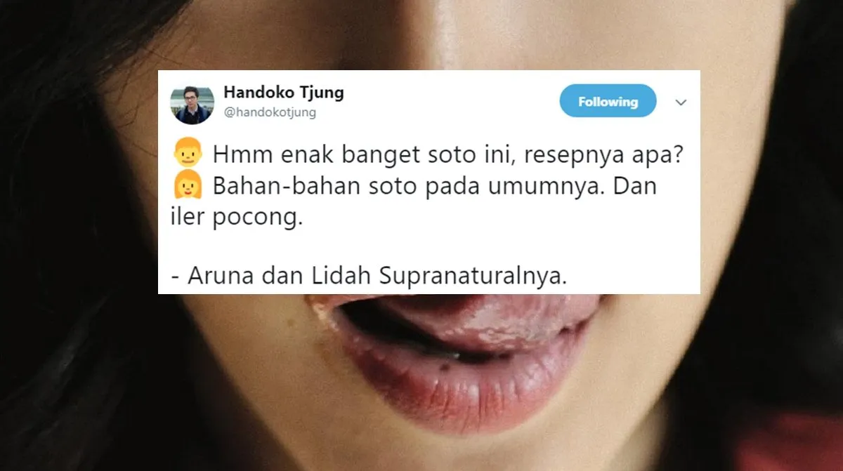 Ketika Giliran Aruna dan Lidahnya Jadi Plesetan, ini 11 Judul yang Dibuat Kocak oleh Warganet 12
