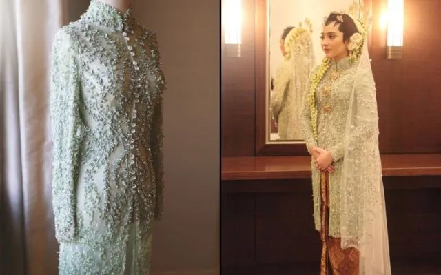 12+ Rupa-rupa Kebaya Bertabur Kristal Swarovski. Lagi Hits buat Lamaran atau Acara Resepsi 19