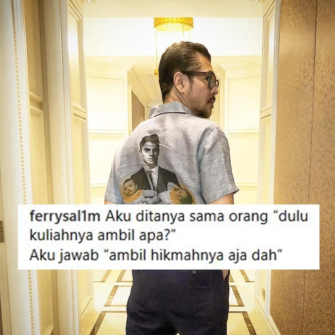 Ganteng-Ganteng Berkharisma, Caption 13 Foto Ferry Salim ini Justru Bikin Ngakak 19