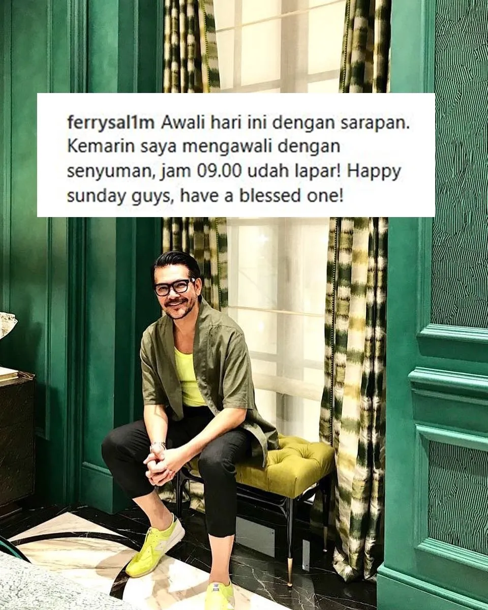 Ganteng-Ganteng Berkharisma, Caption 13 Foto Ferry Salim ini Justru Bikin Ngakak 17