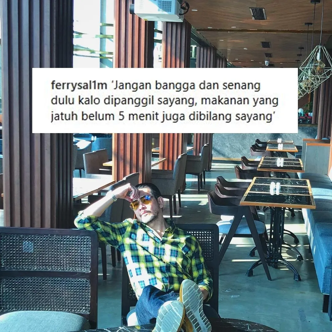 Ganteng-Ganteng Berkharisma, Caption 13 Foto Ferry Salim ini Justru Bikin Ngakak 23