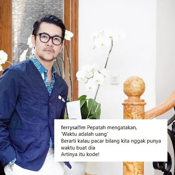 Ganteng-Ganteng Berkharisma, Caption 13 Foto Ferry Salim ini Justru Bikin Ngakak 14