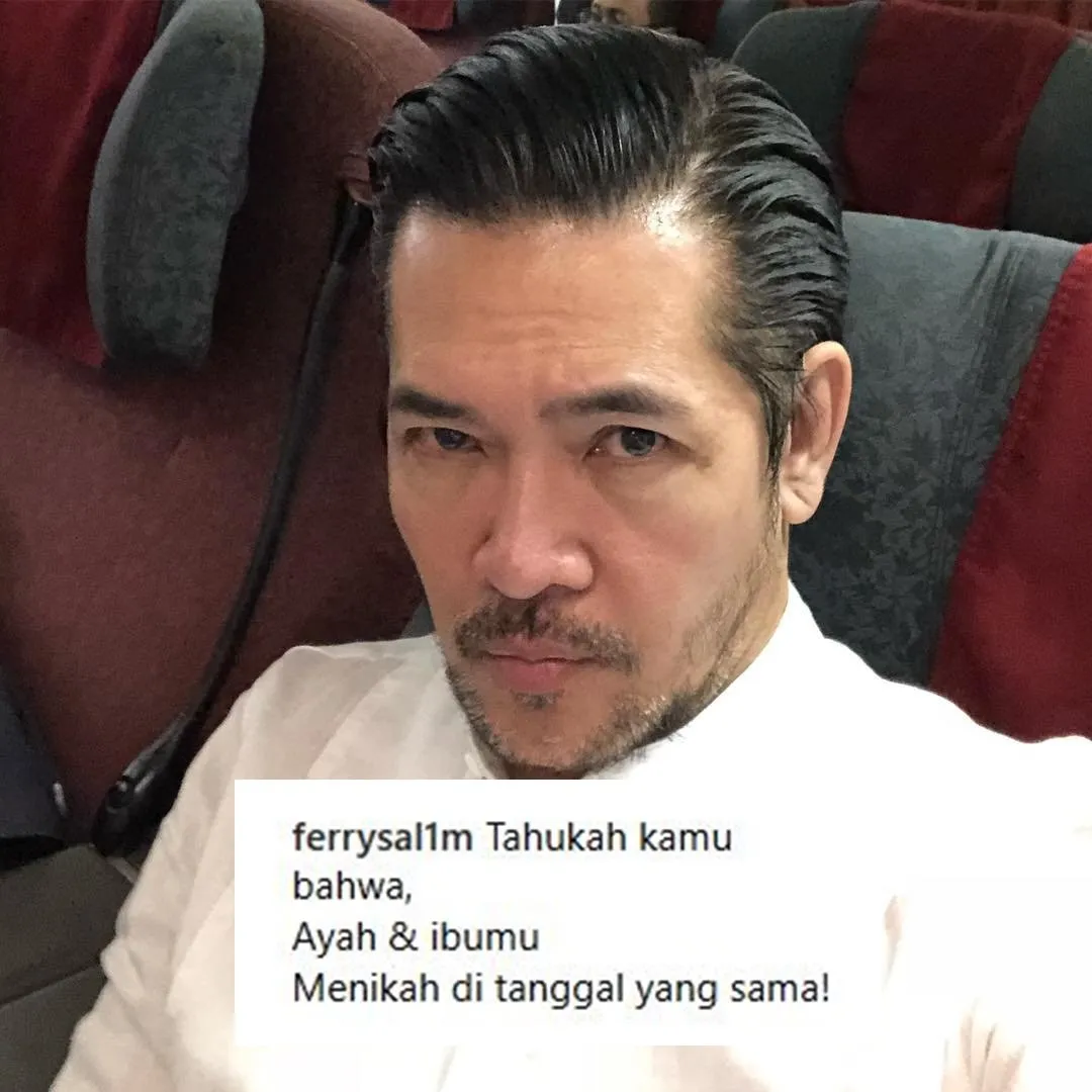 Ganteng-Ganteng Berkharisma, Caption 13 Foto Ferry Salim ini Justru Bikin Ngakak 15