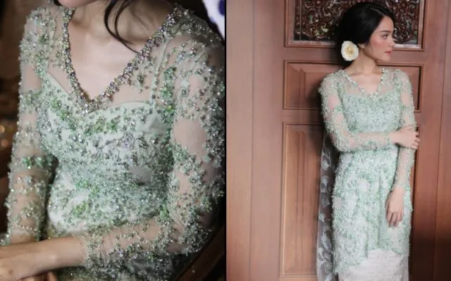 12+ Rupa-rupa Kebaya Bertabur Kristal Swarovski. Lagi Hits buat Lamaran atau Acara Resepsi 22