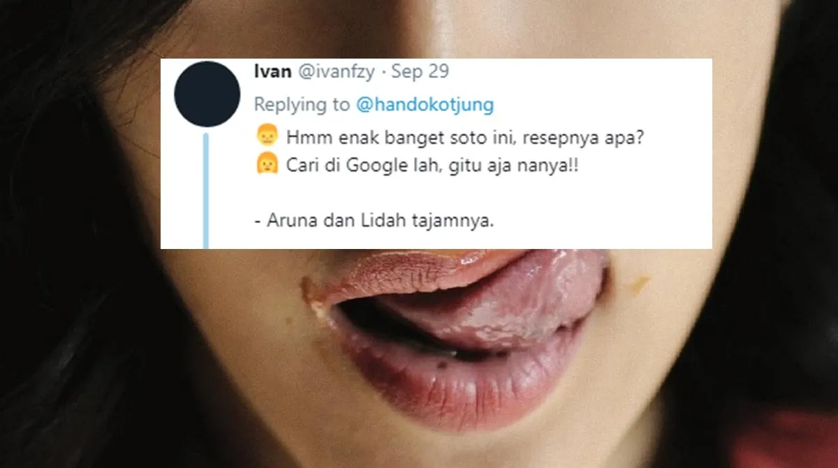 Ketika Giliran Aruna dan Lidahnya Jadi Plesetan, ini 11 Judul yang Dibuat Kocak oleh Warganet 16
