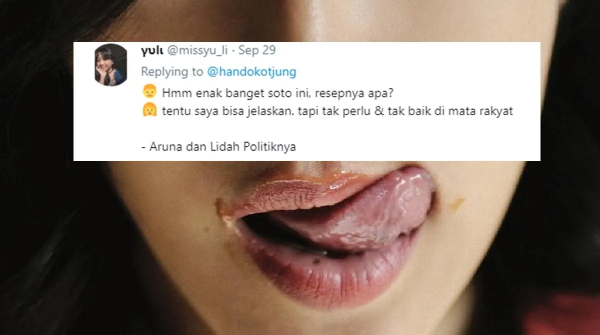 Ketika Giliran Aruna dan Lidahnya Jadi Plesetan, ini 11 Judul yang Dibuat Kocak oleh Warganet 18