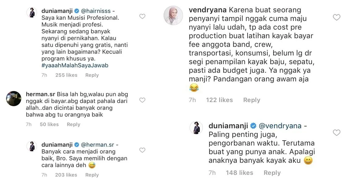 Jawaban Warganet Jika Berada di Posisi Anji yang Diminta Manggung Secara Gratis Alias Nggak Dibayar 8