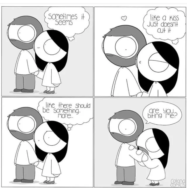20 Ilustrasi yang Menggambarkan Dua Sejoli yang Sedang Sayang-sayangnya, Dunia Serasa Milik Berdua 39