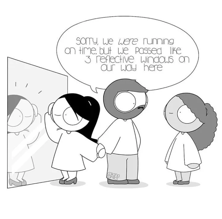 20 Ilustrasi yang Menggambarkan Dua Sejoli yang Sedang Sayang-sayangnya, Dunia Serasa Milik Berdua 29