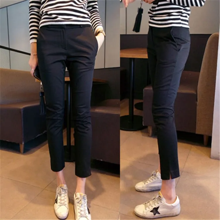 10+ Inspirasi Busana Kuliah dan Kerja dengan Cigarette Pants. Solusi Tampil Formal Tanpa Rok Span 19