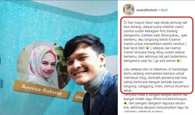 5 Hal Baik yang Bisa Kamu Petik dari Hubungan Anisa Rahma dan Anandito. Manisnya Kebangetan! 7