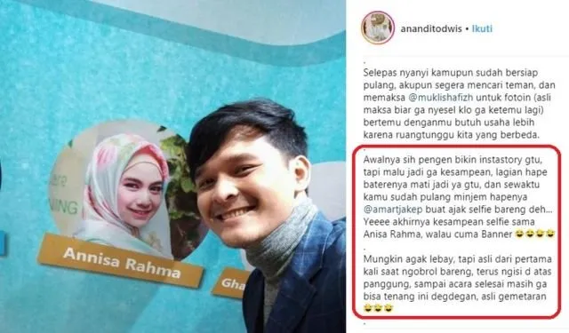 5 Hal Baik yang Bisa Kamu Petik dari Hubungan Anisa Rahma dan Anandito. Manisnya Kebangetan! 8