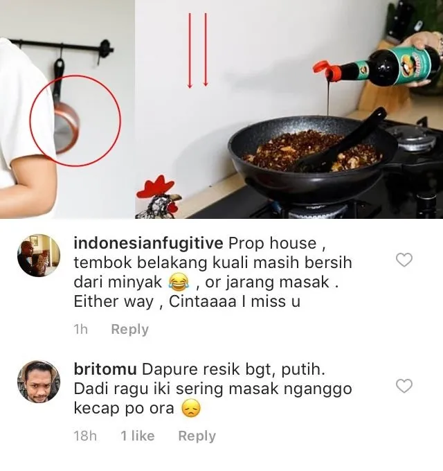 Nasi Goreng Buatan Dian Sastro Terlihat Terlalu Hitam, Muncullah 3 Golongan Warganet yang Berkomentar~ 8
