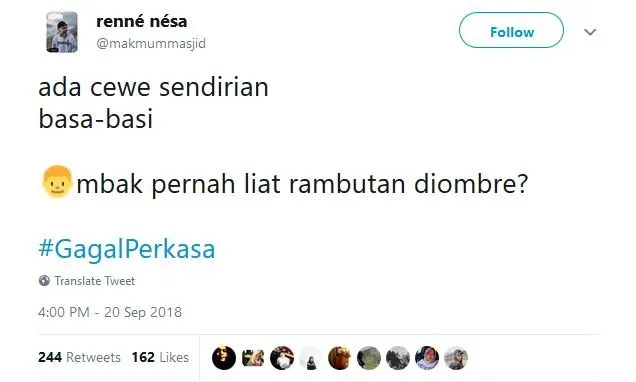 20 Tweet #GagalPerkasa ini Bakal Bikin Kamu Hati-Hati buat Deketin Gebetan. Jangan Sampai Kejadian! 29