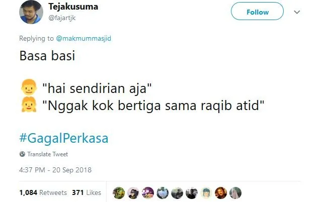 20 Tweet #GagalPerkasa ini Bakal Bikin Kamu Hati-Hati buat Deketin Gebetan. Jangan Sampai Kejadian! 30