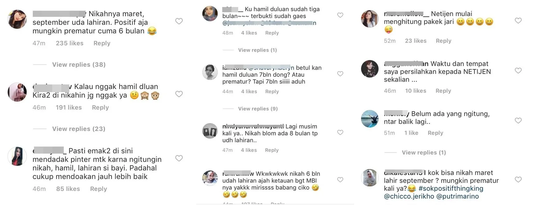 Putri Marino Melahirkan, Warganet Malah Sibuk Jadi Ahli Matematika. Kasih Selamat Aja Nggak Cukup, Ya? 5