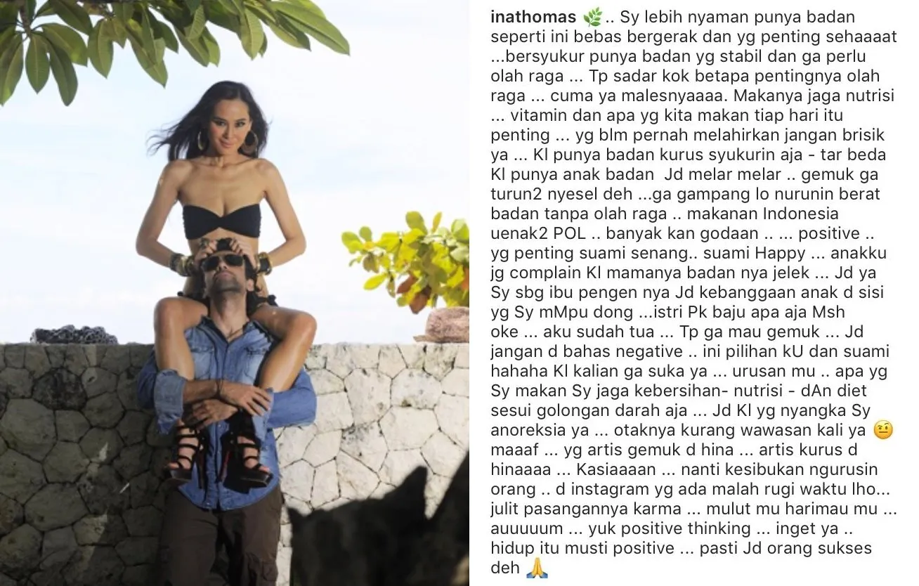 Istri Jeremy Thomas Dicerca Netizen karena Dianggap Terlalu Kurus, Ada yang Bilang Anoreksia juga :( 8