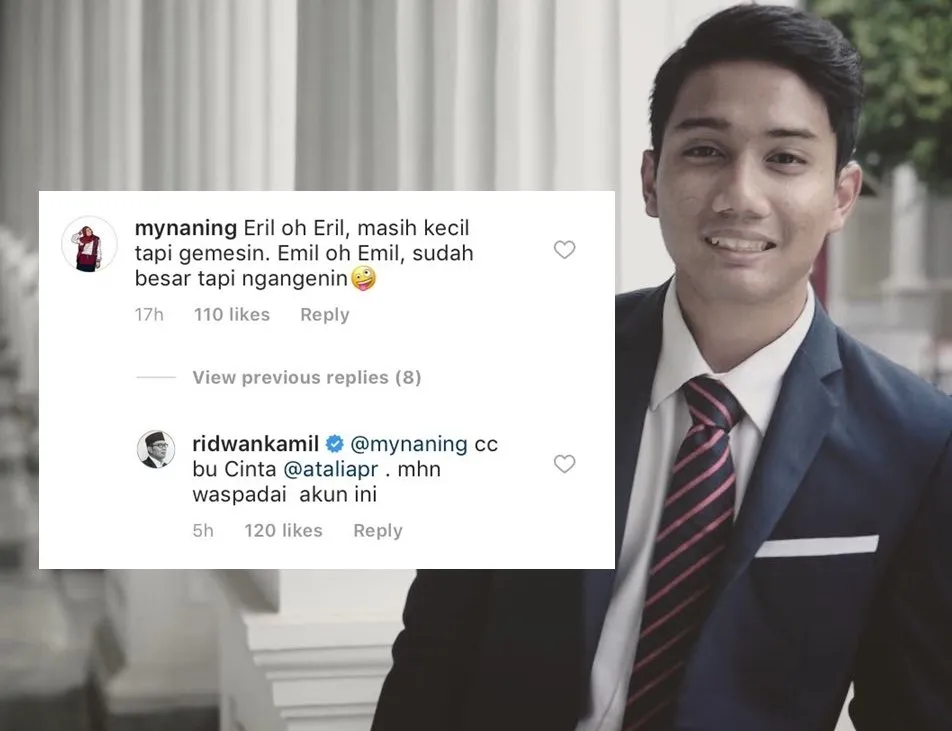 Putra Ridwan Kamil Masih Available, Begini 15 Gombalan Warganet Biar Masuk Kandidat Calon Mantu 24