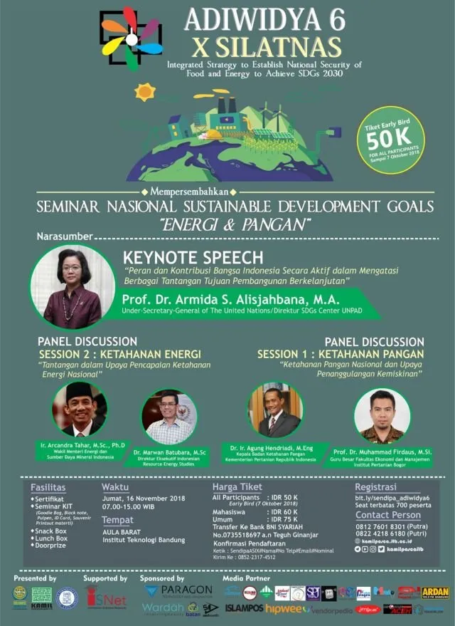 Bertema 'Energi & Pangan' KAMIL Pascasarjana ITB Adakan Adiwidya dan Silatnas ke-6. Yuk Ikutan! 1