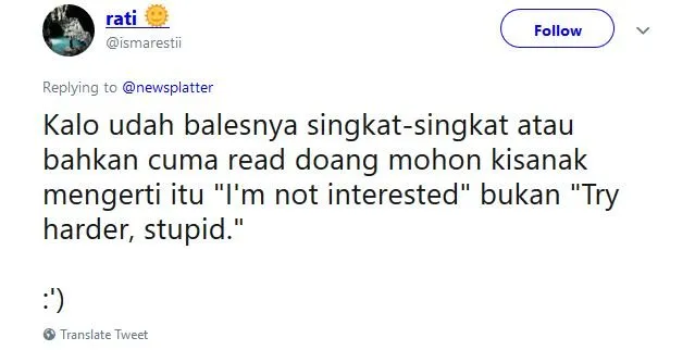 Bagi Cewek, 10 Sinyal Ini Menunjukkan Penolakan Kepada Cowok yang Mendekati. Semoga Dimengerti 16