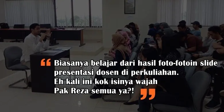 10 Skema Kuliah inilah yang Mungkin Terjadi Jika Reza Rahadian yang Jadi Dosen. Rajin Ngampus deh~ 15