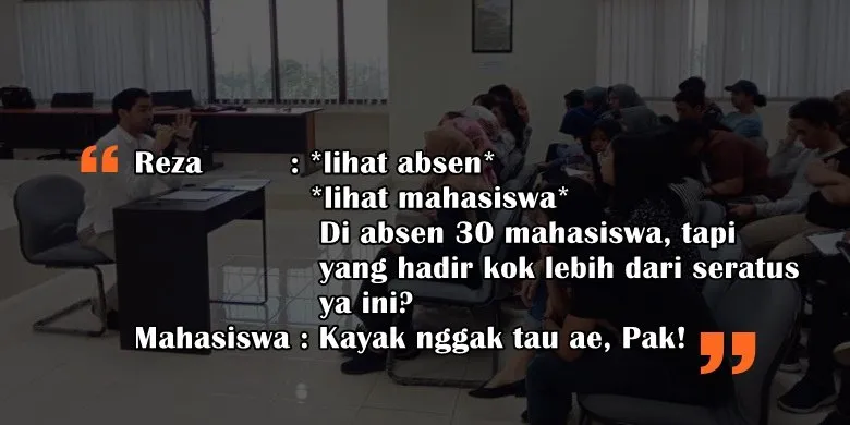 10 Skema Kuliah inilah yang Mungkin Terjadi Jika Reza Rahadian yang Jadi Dosen. Rajin Ngampus deh~ 16