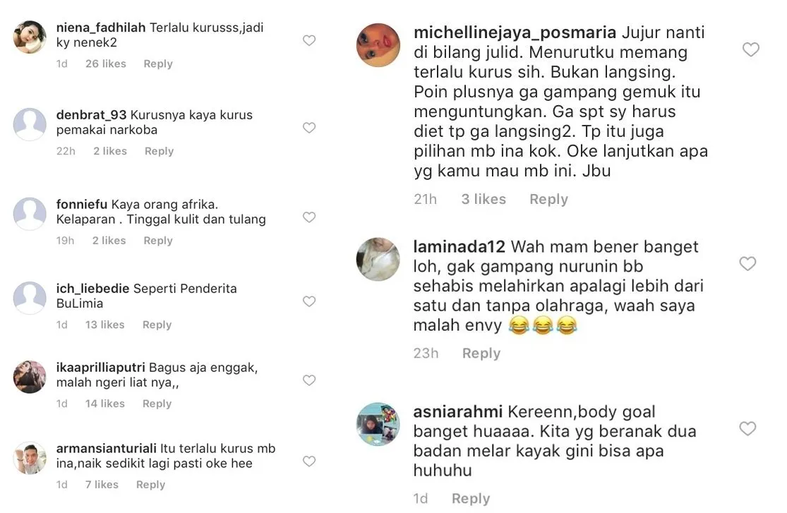 Istri Jeremy Thomas Dicerca Netizen karena Dianggap Terlalu Kurus, Ada yang Bilang Anoreksia juga :( 7