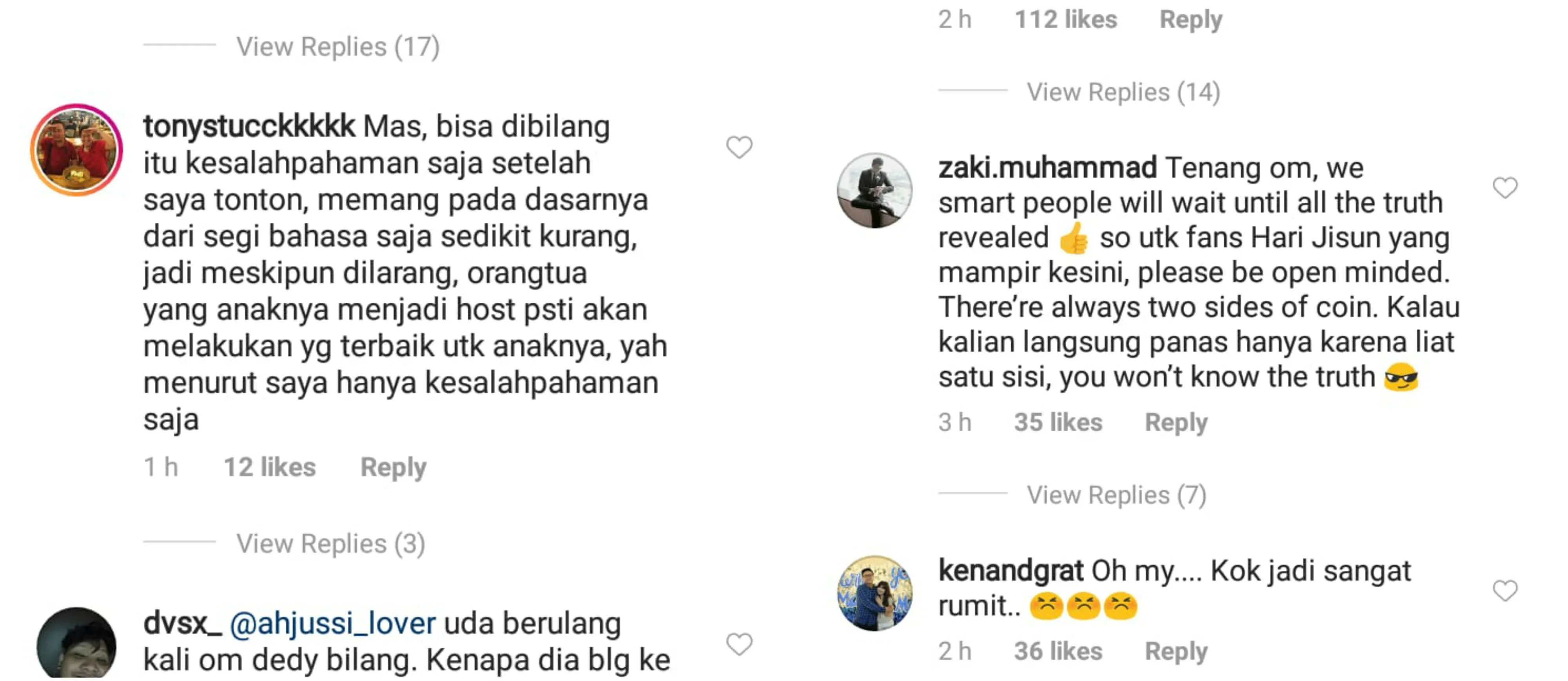 Salah Paham Deddy Corbuzier dan Jisun di Acara Hitam Putih, Warganet Berharap Penyelesaian Baik-Baik 4