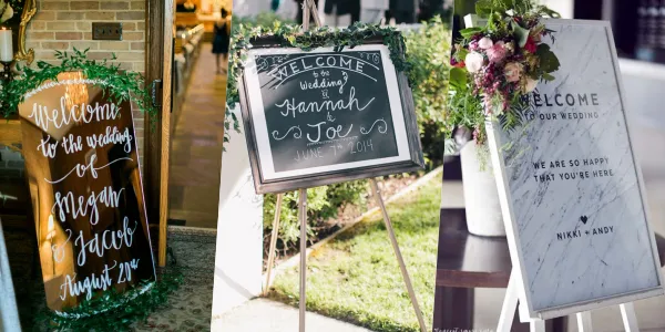 12+ Inspirasi Wedding Sign Gaya Rustic untuk Pernikahan. Lebih dari Sekadar Penanda Tamu Undangan!