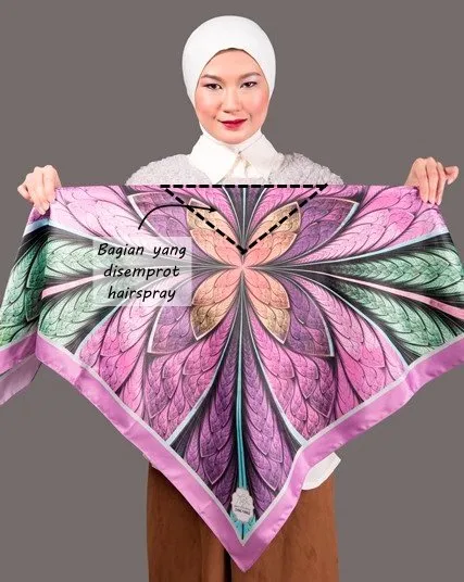 4 Trik Bikin Jilbab Jadi Tegak dan Tahan Badai. Kena Helm Nggak Letoi! 7 trik jilbab tegak