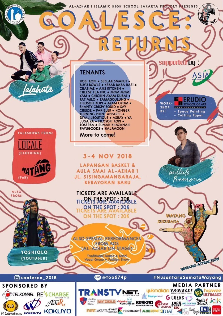Coalesce: Returns 2018, Event Bertema Pop Java dari SMA Al Azhar Jakarta. Yuk Datang ke Sana! 1