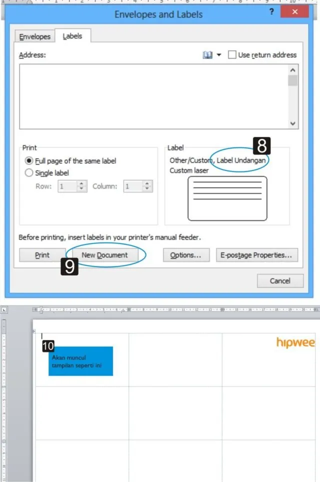 Tutorial Mudah Buat Label Nama Undangan Pernikahan Pakai Ms Office. Masih Zaman Ketik Manual? 14