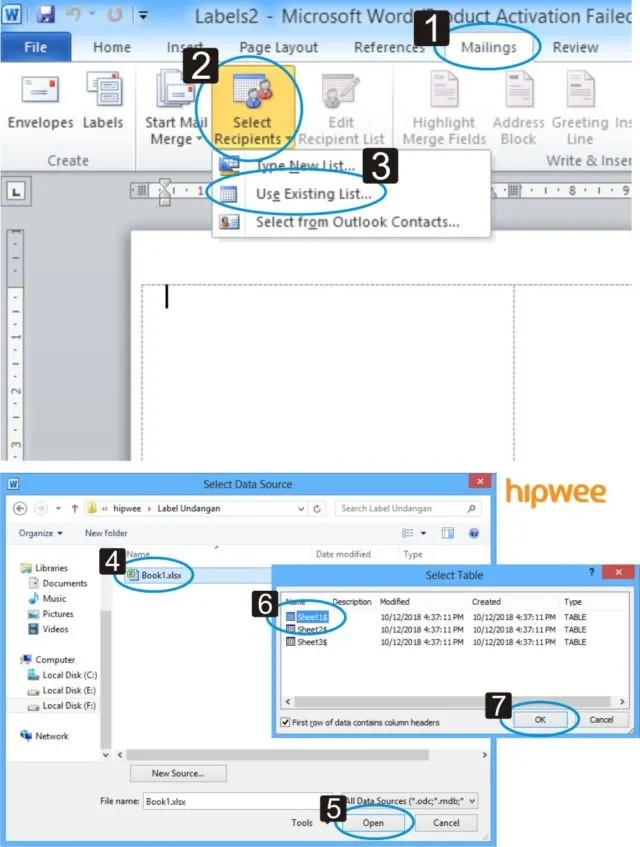 Tutorial Mudah Buat Label Nama Undangan Pernikahan Pakai Ms Office. Masih Zaman Ketik Manual? 15