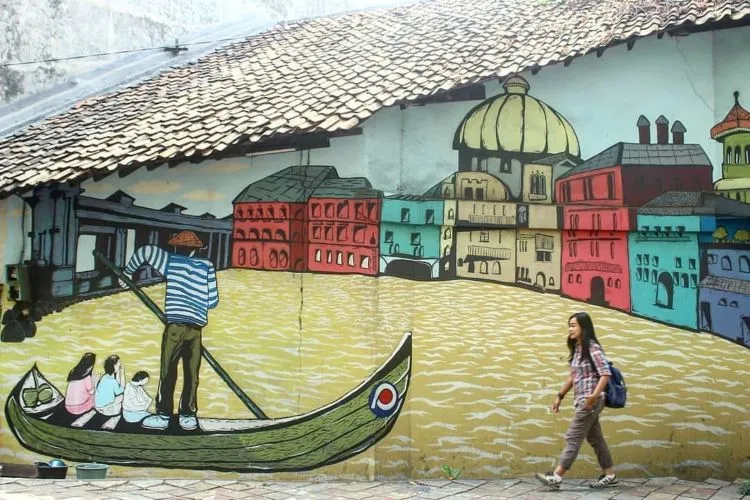 Kampung Bekelir, Spot Wisata yang Lagi Hits di Tangerang. Warna Warni dan Instagramable Abis! 14