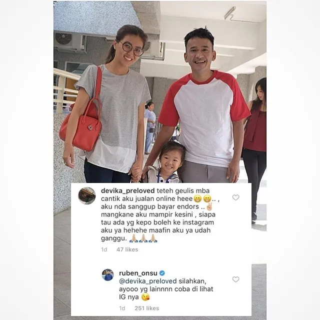 Bantu Promosikan Olshop Lewat Komentar, ini Sikap Sederhana Lain Ruben Onsu yang Bikin Dia Dikagumi 5