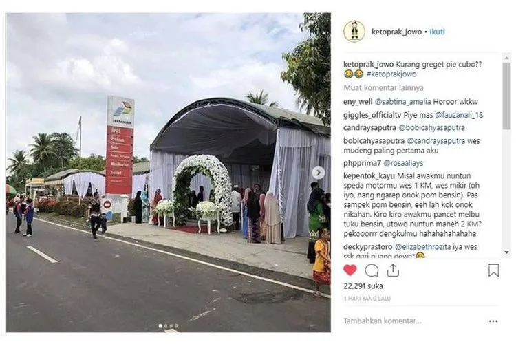 Pernikahan di SPBU yang Lagi Viral Memang Terkesan Greget, Tapi Sebaiknya Nggak Kamu Tiru. Ini Alasannya 5