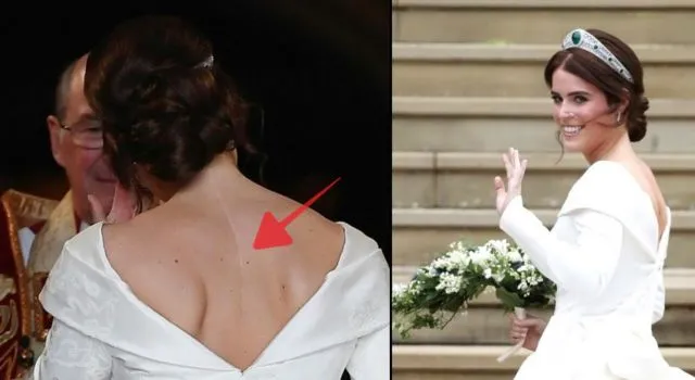 Detail Pernikahan Putri Eugenie dari Inggris dengan Gaun Pengantinnya yang Mengekspos Bekas Luka 17