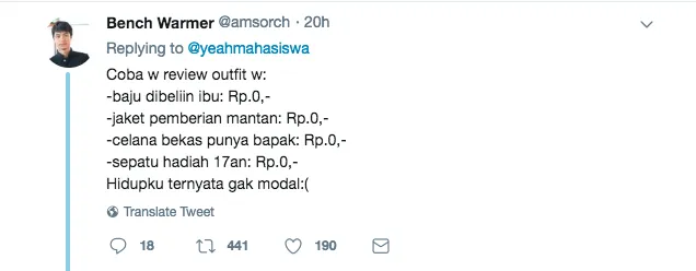 Nggak Mau Kalah sama Anak Horang Kayah, inilah 18 Review Outfit Ala Warganet Twitter. Irit, Beb~ 33