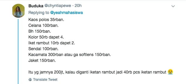 Nggak Mau Kalah sama Anak Horang Kayah, inilah 18 Review Outfit Ala Warganet Twitter. Irit, Beb~ 21