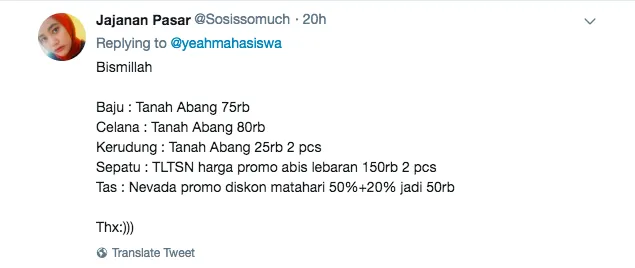 Nggak Mau Kalah sama Anak Horang Kayah, inilah 18 Review Outfit Ala Warganet Twitter. Irit, Beb~ 26